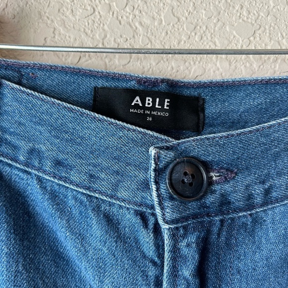 Able Straight Wide Leg Jeans - Picture 3 of 6